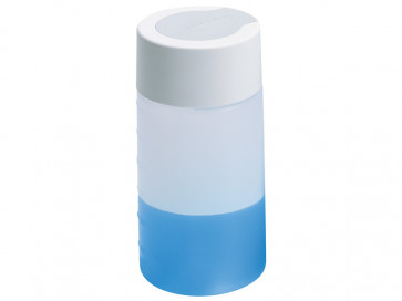 Kunststoffflasche (piezo smart), mit Flaschendeckel komplett, grau, 300 ml